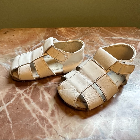 ROBEEZ White Leather Fisherman Sandals - Picture 4 of 7